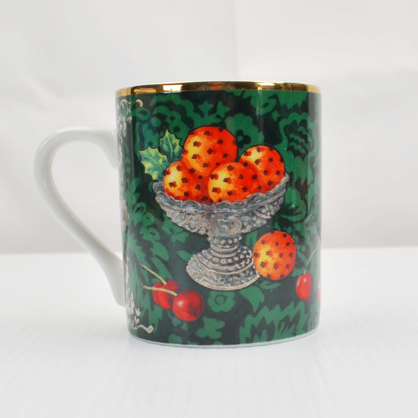 Andrea by Sadek Cherry Cake Coffee Mug "Les Delices" Japan Porcelain Vintage