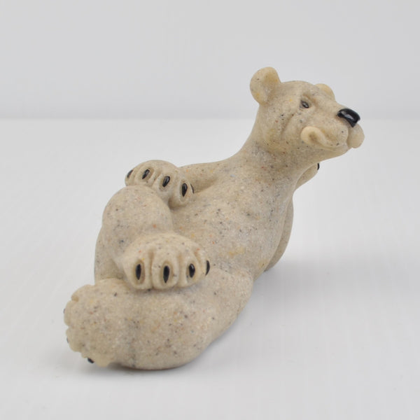 Second Nature Design Quarry Critters Cousin Bethie - Lounging Bear Figurine 2001