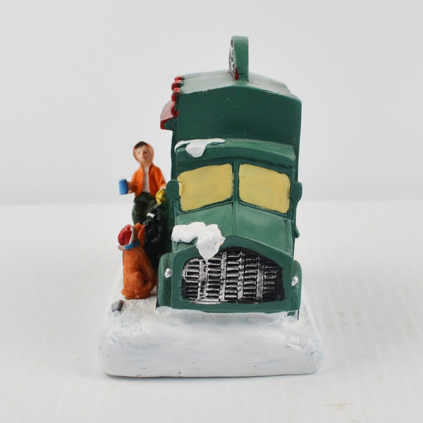 LED Lighted Beer Truck for Christmas Village - 4.5" Button Battery Included
