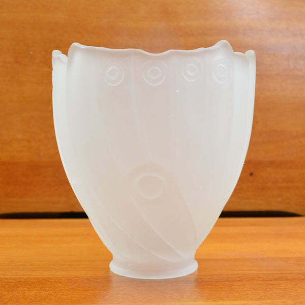 3 Light Frosted Glass Ceiling Fan Shades / Covers - Bell, Tulip 2" Fitting