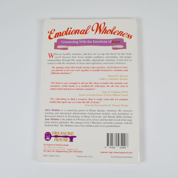 Emotional Wholeness by Dick, Jane Mohline - Connecting With Emotions Of Jesus
