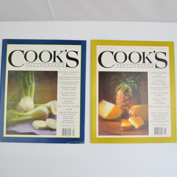 Lot Of 13 Cooks Illustrated Magazines 2008, 2009 Complete Plus American Classics