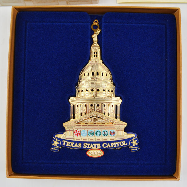 2005 Texas State Capitol Ornament - Booklet - Texas Capitol Building - NEW
