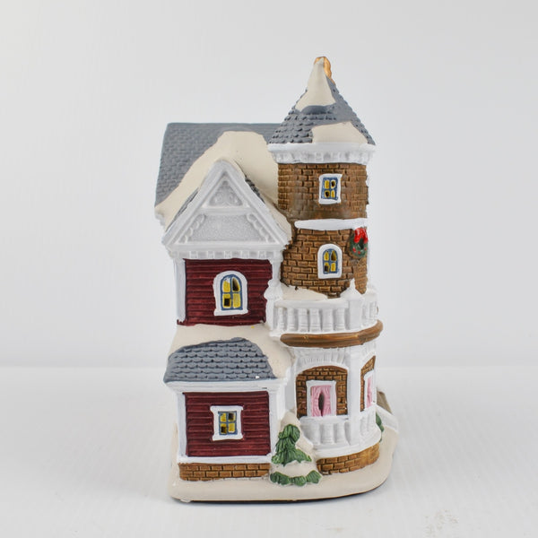 Holiday Time Village Christmas Victorian House - New LED Light Cord