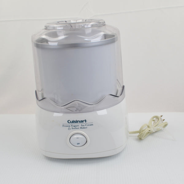 Cuisinart ICE-20 Automatic Yogurt Sorbet Maker Machine 1.5 Qt.