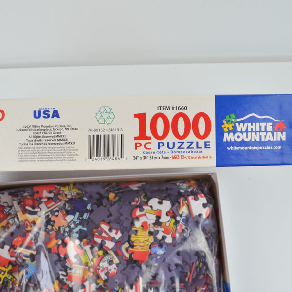 White Mountain Collage Puzzle - Out To Lunch - 1000 Piece Jigsaw Puzzle - 12+