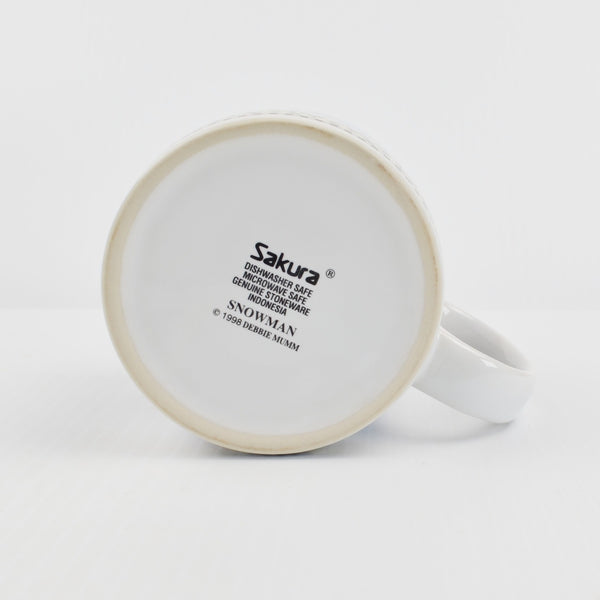 Debbie Mum Snowman Coffee Mug Christmas Mug Holiday Cup - 1998 Sakura