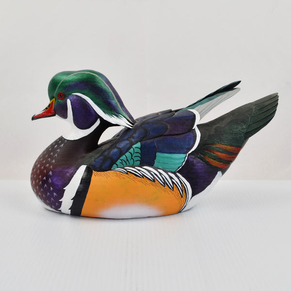 Sam Nottleman Swan Lake Wood Duck Decoy - Loon Lake by Wild Wings - 5116