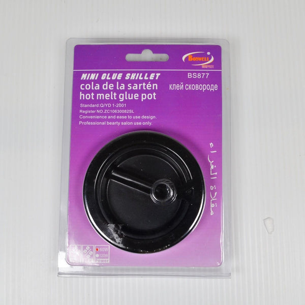 Electric Mini Hot Glue Skillet - Melt Glue Sticks Beads - Crafts, Floral, Hair