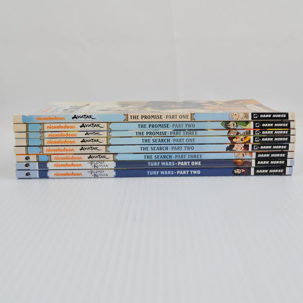 Avatar & Legend of Korra 8 Book Graphic Novel Lot • The Promise Search Turf Wars