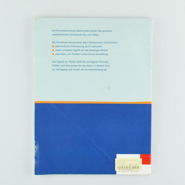 Formelsammlung Mathematik. Gymnasium - Klett