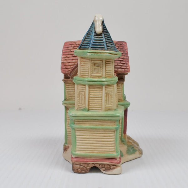 Lot 3 Porcelain Ceramic Christmas Village Houses / Bakery / Grocery with Lights