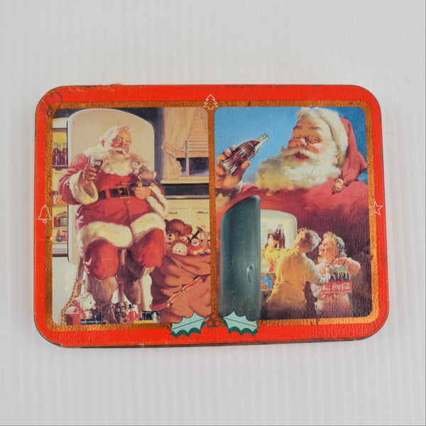 Vintage Coca-Cola Nostalgia Playing Cards - 3 Tins, 6 Sealed Decks 1994, 95, 96