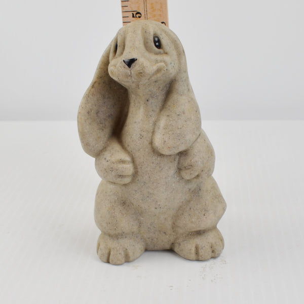 Quarry Critters Rocco - Standing Rabbit Bunny Figurine 2001 Second Nature Design
