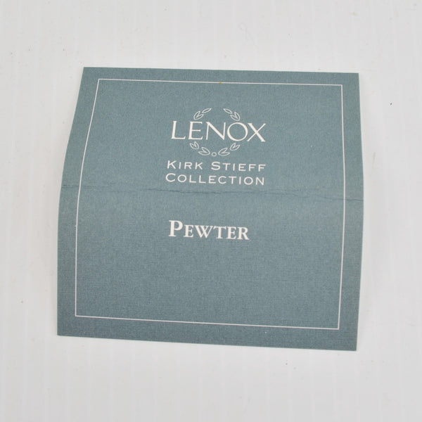 Lenox Kirk Stieff Pewter Christmas Kitty Ornament - Cat Kitten Christmas Mitten