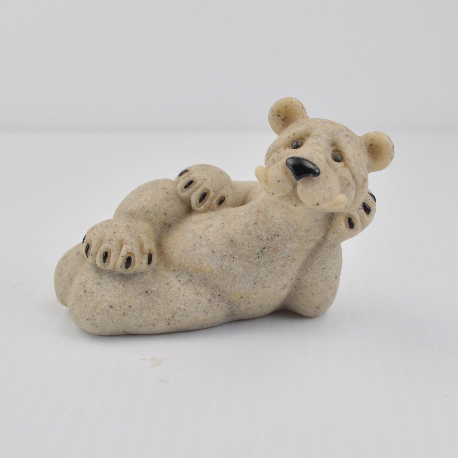 Second Nature Design Quarry Critters Cousin Bethie - Lounging Bear Figurine 2001