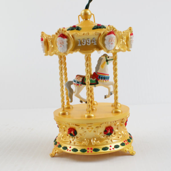 Hallmark Keepsake Tobin Fraley Holiday Carousel Christmas Ornaments 1994-96 Lot