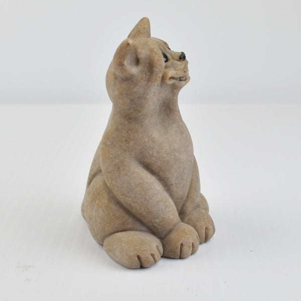 Second Nature Design Quarry Critters Cat Chico - Smiling Cat Figurine 2000