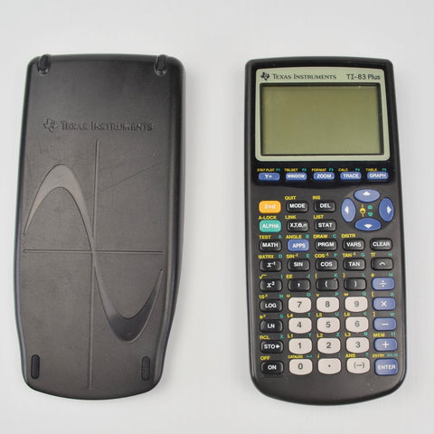 Texas Instruments TI-83 Plus Graphing Calculator With Cover Parts / Repair  1189