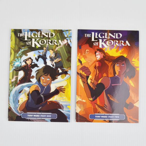 Avatar & Legend of Korra 8 Book Graphic Novel Lot • The Promise Search Turf Wars