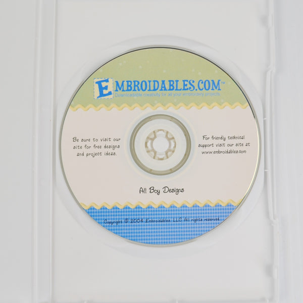 All Boy, Vehicles Embroidery Designs Lot of 2 CDs by Jone Hallmark, My Minds Eye
