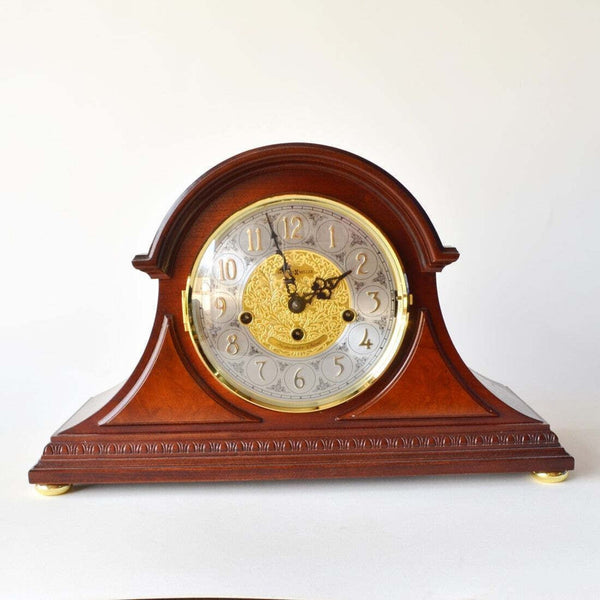 Howard Miller Barrett II Key Wound Chiming Mantel Clock - Westminister Chimes