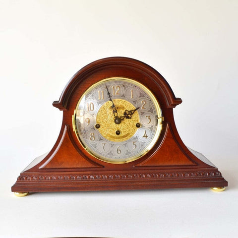 Howard Miller Barrett II Key Wound Chiming Mantel Clock - Westminister Chimes
