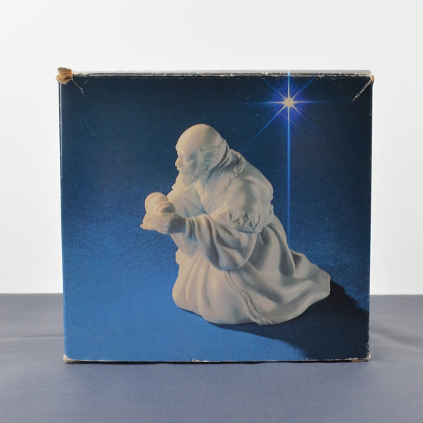 Avon Nativity Collectibles The Magi - Melchior Porcelain Bisque Figure - 1982