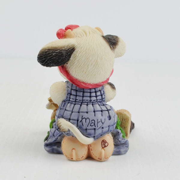Mary’s Moo Moos “Sowing The Seeds Of Friendship” 1996 Enesco Cow Garden Figurine