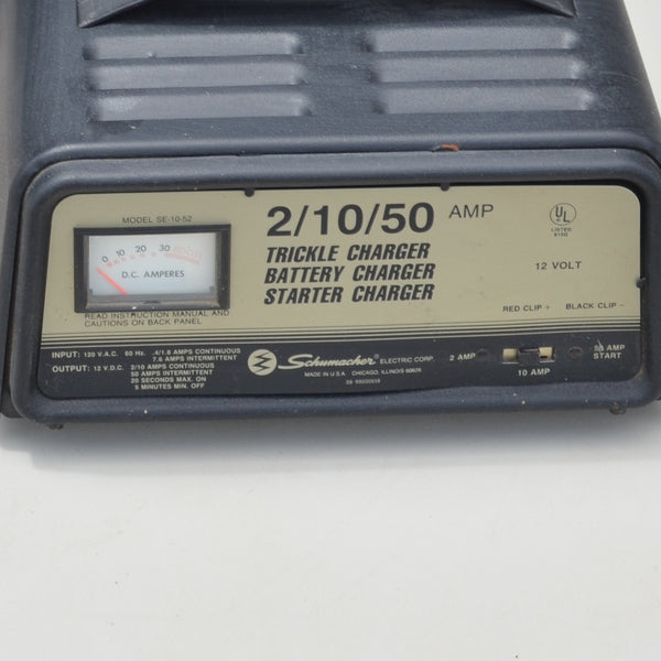 Vintage Schumacher Battery Charger - 12 Volt - Made in USA