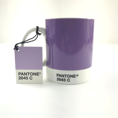 Pantone Coffee Mug - 2645 C - Lavender, Fairy Dust, Fig - New