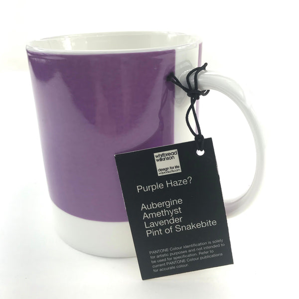 Pantone Coffee Mug - 2583 C - Lilac Purple Amethyst - 10 oz Factory Second