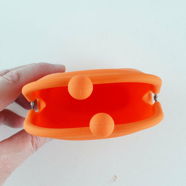 Silicone Purse - Wallet - Cell Phone Holder - POCH II P+G Designs - Orange