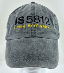 IS 5812 Urban Immersion Adult Strapback Embroidered Baseball Cap - Gray Hat