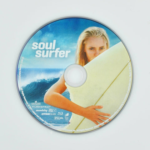 Soul Surfer (Blu-ray, 2011) Annasophia Robb, Dennis Quaid Helen Hunt - DISC ONLY