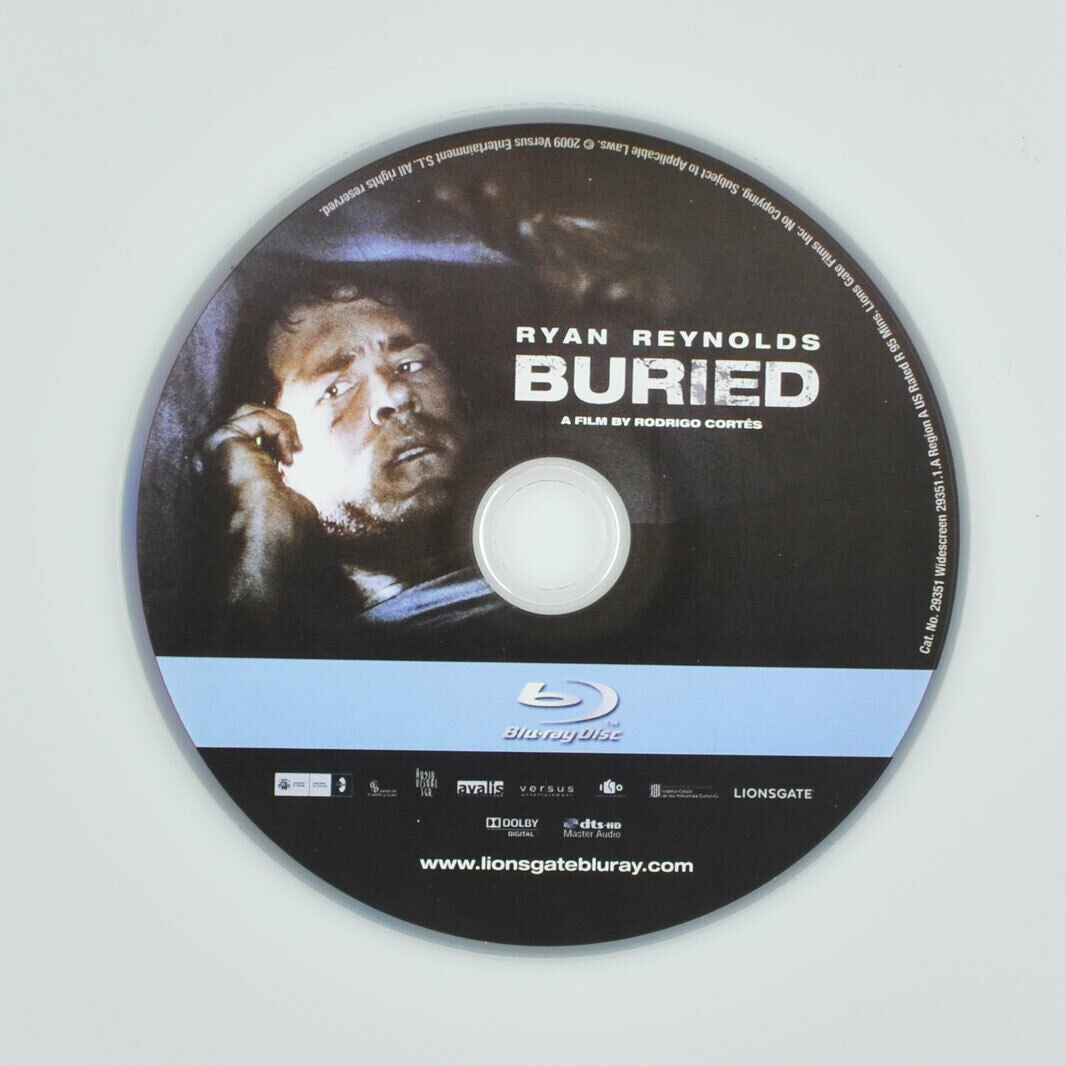 Buried (Blu-ray, 2011) Ryan Reynolds, Ivana Mino, Stephen Tobolowsky - DISC ONLY