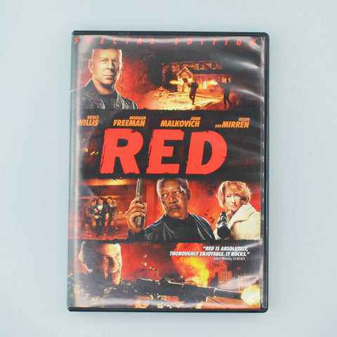 Red (DVD, 2011) Bruce Willis, Morgan Freeman, John Malkovich, Mary-Louise Parker