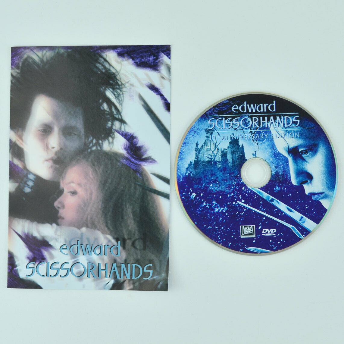 Edward Scissorhands (DVD, 2000, 10th Anniversary Edition) Johnny Depp DISC ONLY