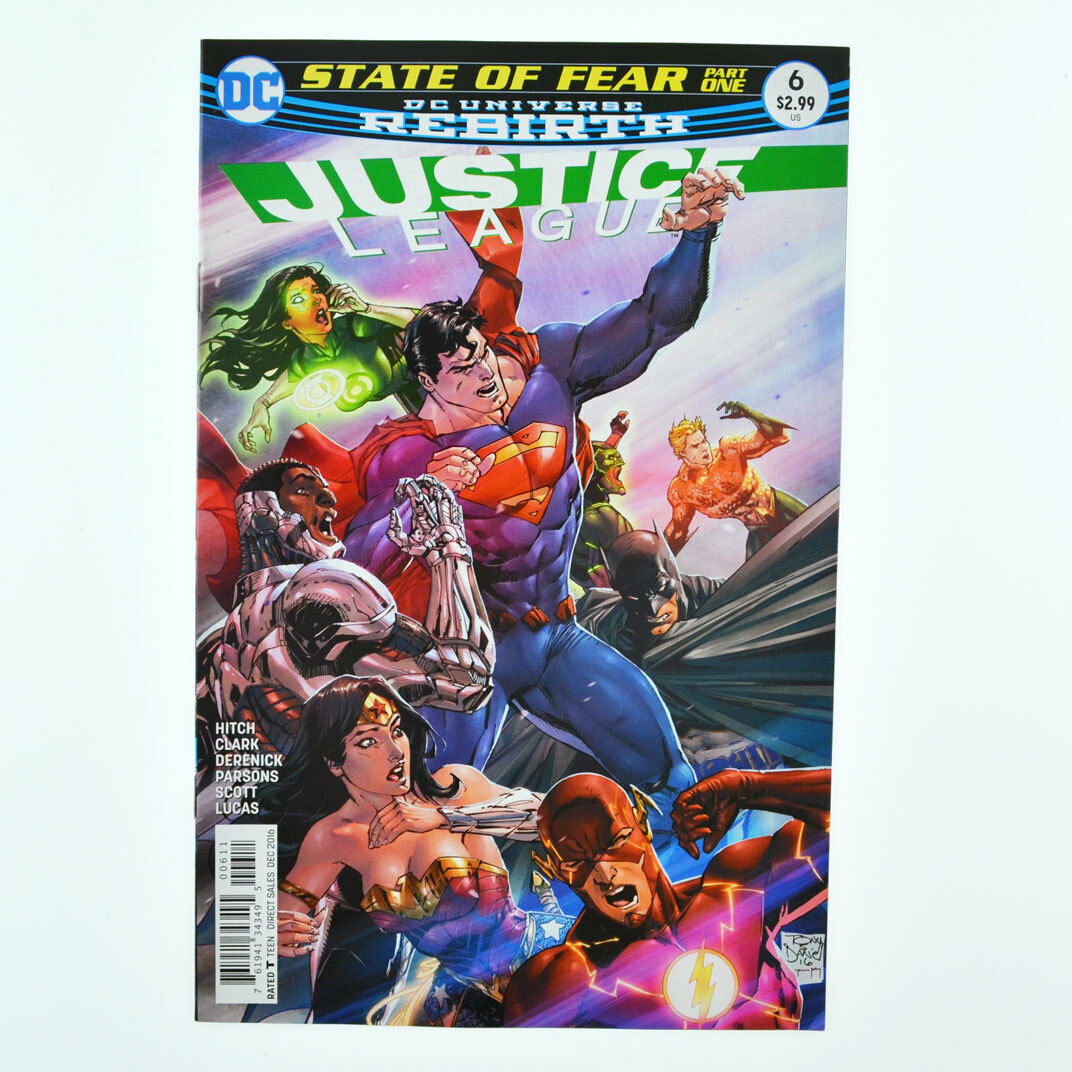 JUSTICE LEAGUE #6 - DC Universe Rebirth Comics 2016 - VF+