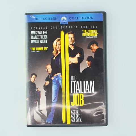 The Italian Job (DVD, 2003, Full Screen) Mark Wahlberg, Charlize Theron