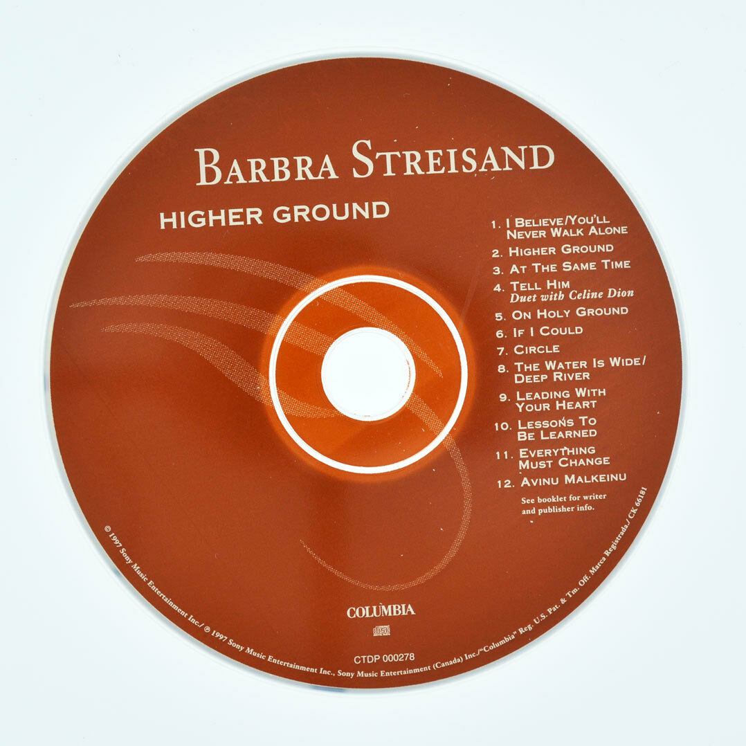 Higher Ground by Barbra Streisand (CD, Nov-1997, Columbia (USA)) DISC ONLY