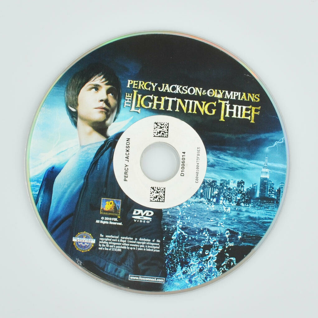 Percy Jackson  the Olympians: The Lightning Thief (DVD, 2010) - DISC ONLY