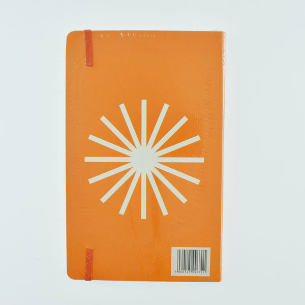 Blank Lined Journal - 240 Pages, Orange Multi Colored Design Diary 5"X8"