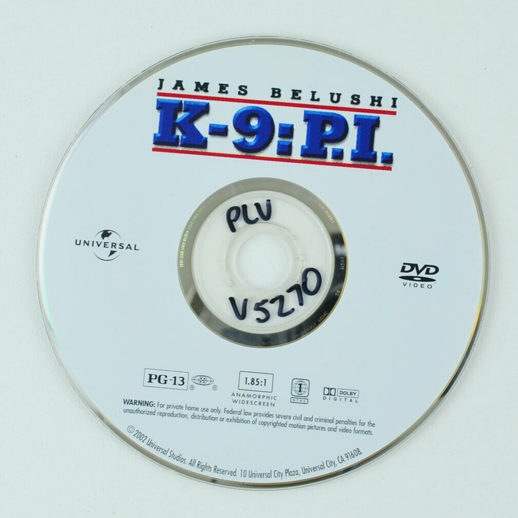K-9: P.I. (DVD, 2002) James Belushi - DISC ONLY