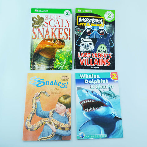 Slinky, Scaly Snakes, Whales, Dolphins Sharks, Star Wars - Reader Level 2