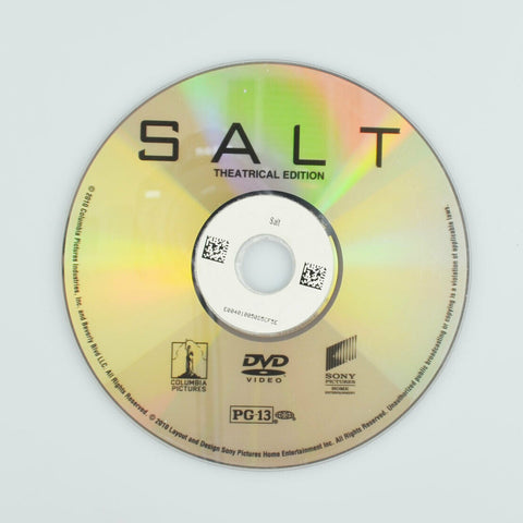 Salt (DVD, 2010, Rated Theatrical Edition) Angelina Jolie - DISC ONLY