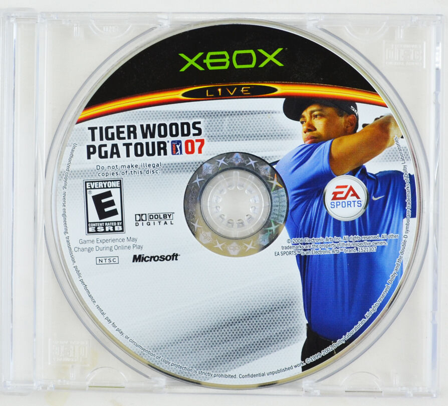 Tiger Woods PGA Tour 07 (Microsoft Xbox, 2006) DISC ONLY