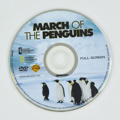 March of the Penguins (DVD, 2005, Full Screen) Educational - DISC ONLY