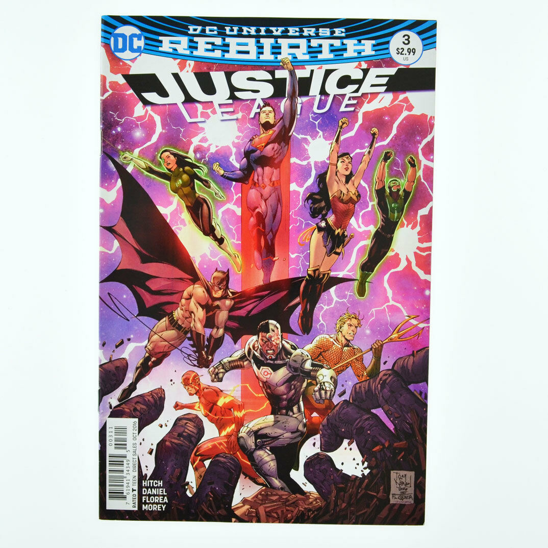 JUSTICE LEAGUE #3 - DC Universe Rebirth Comics 2016 - VF+