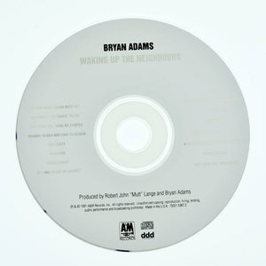 Waking Up the Neighbours by Bryan Adams (CD, Sep-1991, A&M (USA)) DISC ONLY